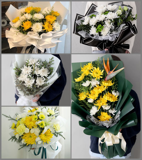 贵州毕节市黔西县钟山乡新光村白事花束代送